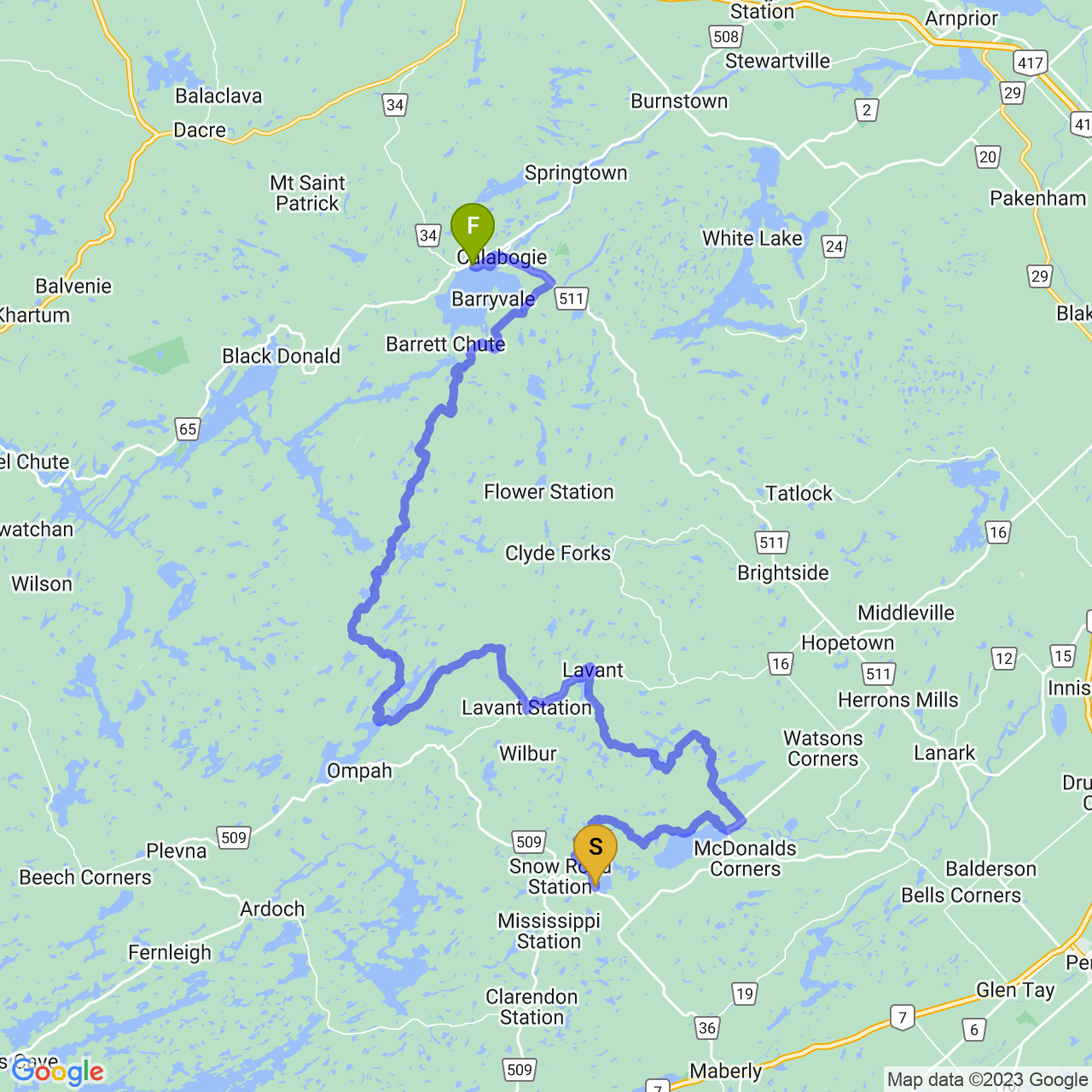 map of LDW Day 3: day-long pain cave