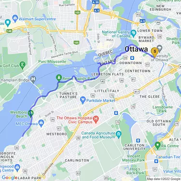 map of new tires - first ride!