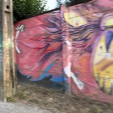 Grafitti around Niebla
