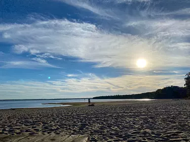 Beach in the Oka National Park