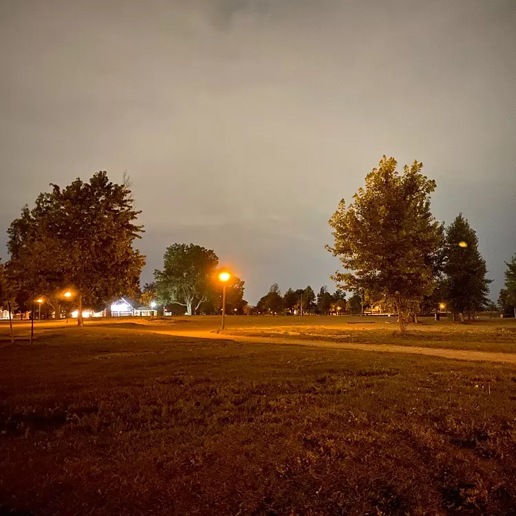 Britannia Park at night
