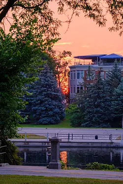 Sunset by the Ottawa Canal