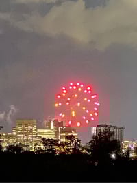fireworks in the sky