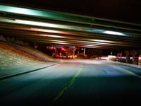 a road with a tunnel