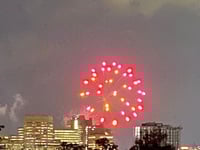 fireworks in the sky