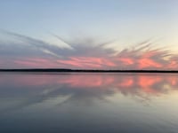 sunset near Aylmer marina