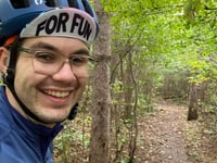 a man wearing a helmet