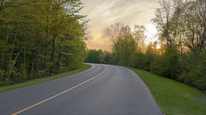 Pink Lake in Gatineau Park