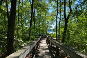 Pink Lake in Gatineau Park
