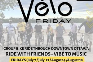 Group Ride through Downtown Ottawa