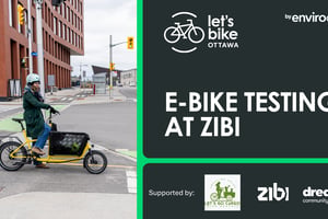 E-bike testing at Zibi