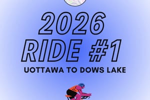 QBC Social Ride #1 - UOttawa-Dow's Lake