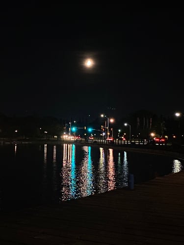 chilling by the water