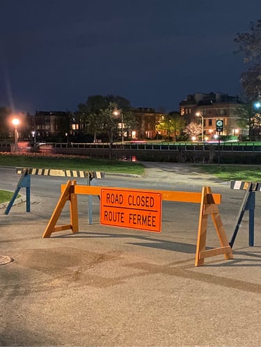 Road closures in Summer