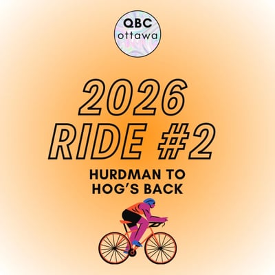 QBC Social Ride #2 - Hurdman to Hog's Back Park