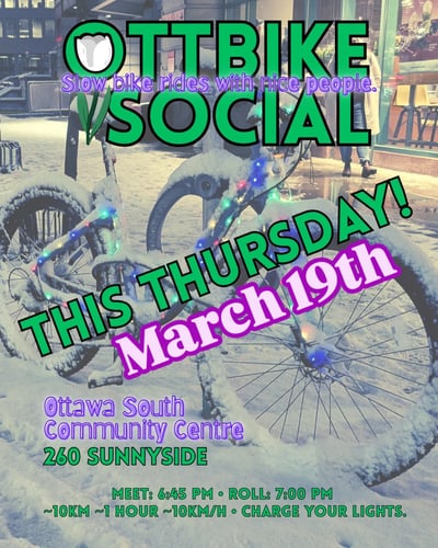 #ottbikesocial March 19th