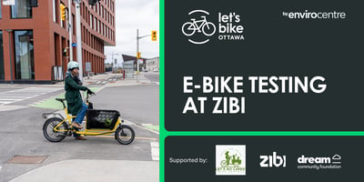 E-bike testing at Zibi