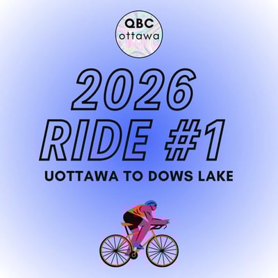 QBC Social Ride #1 - UOttawa-Dow's Lake