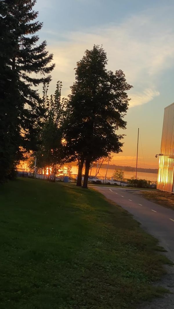 Sunset by the Aylmer Marina