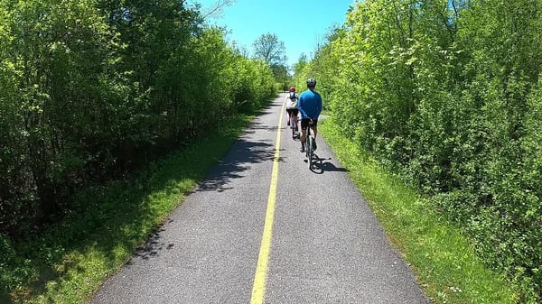 chill ride in bike paths