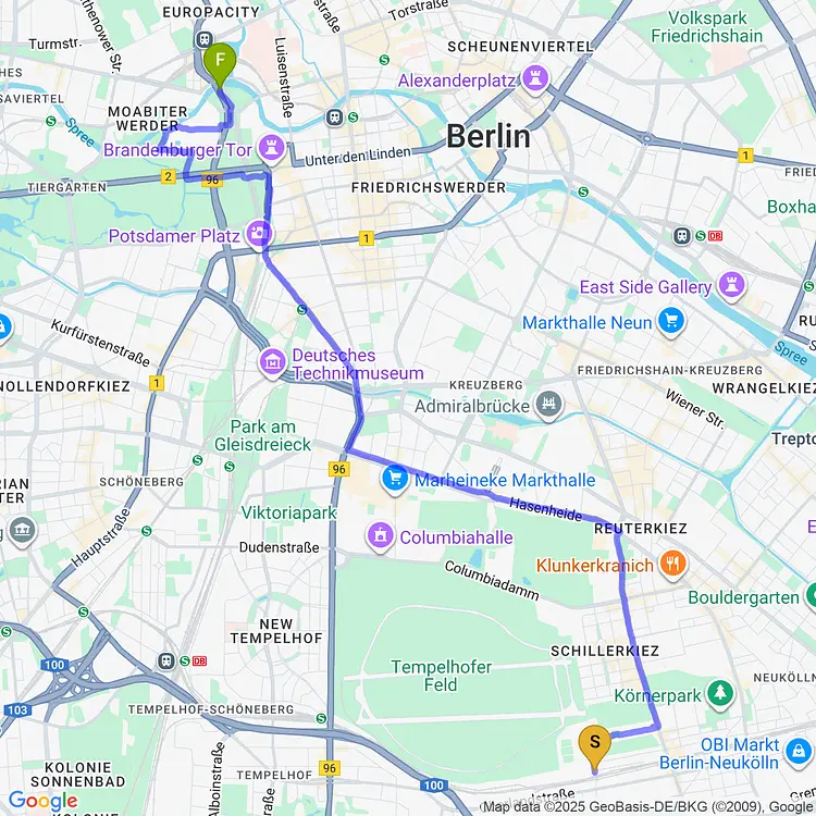 map of Goodbye Berlin