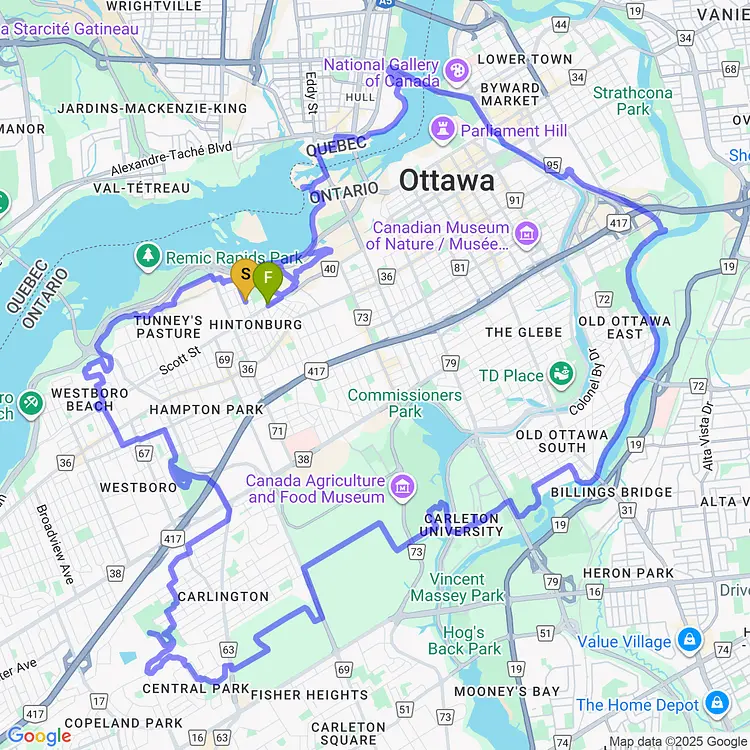 map of ATB group ride!