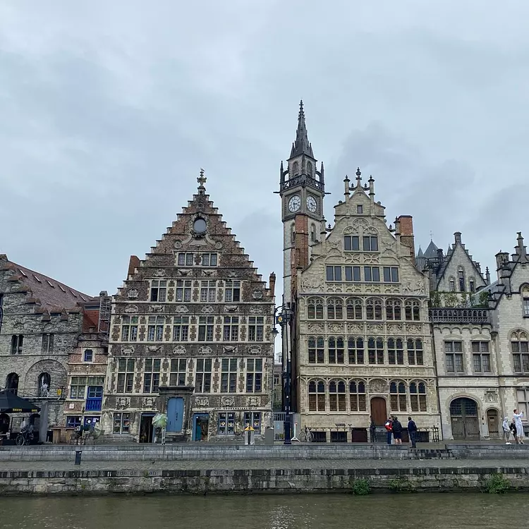 a large building with a clock tower