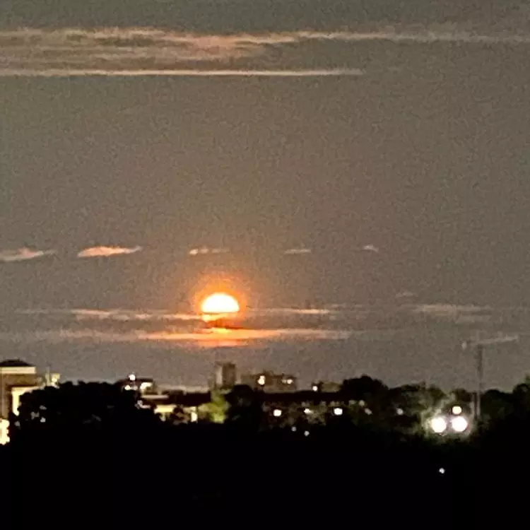the moon over Ottawa