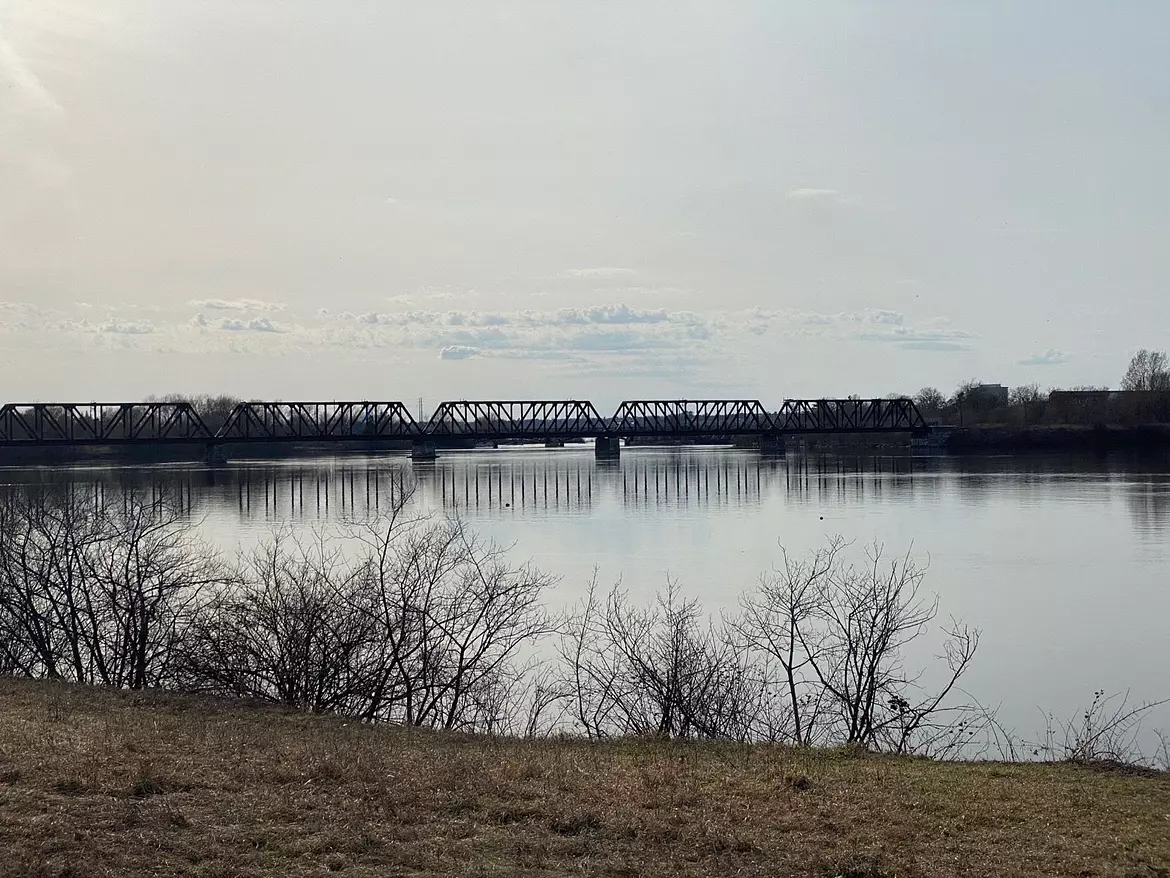 abandoned train bridge