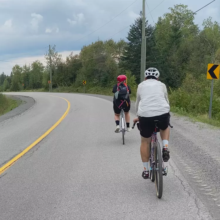 friends riding bikes