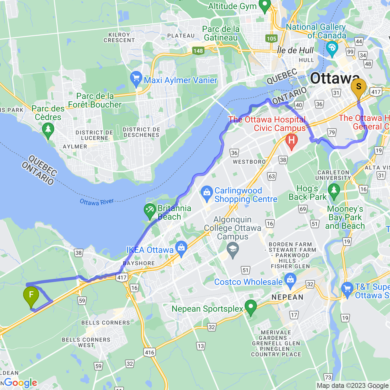 map of camping at wesley clover parks