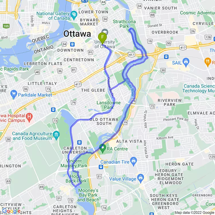 map of Ottawa