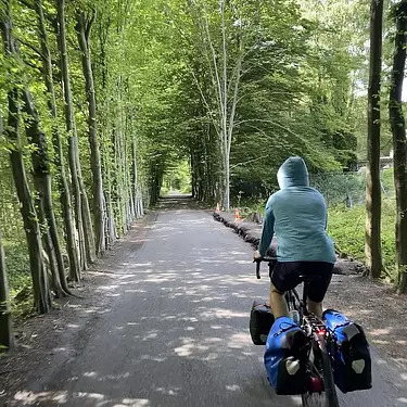 Riding through Belgium