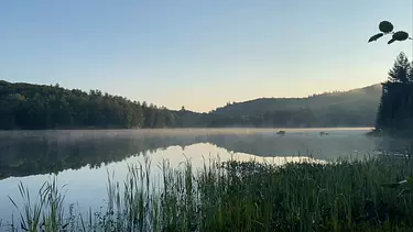 Morning view from Taylor Lake