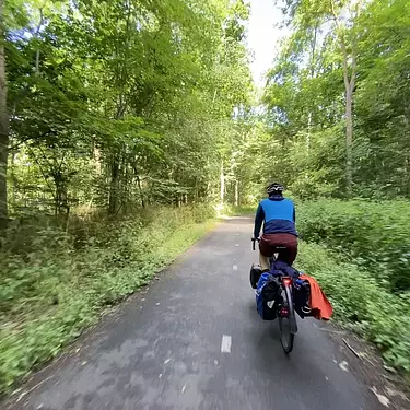 Riding through Netherlands