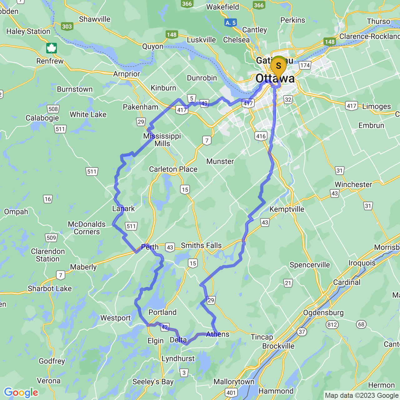 map of Narrow Locks DIY-Brevet