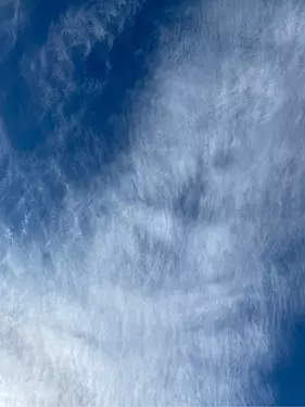 a close up of clouds