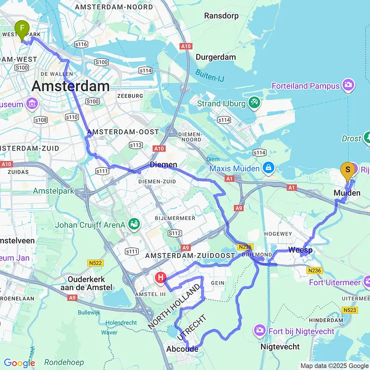 map of exploring from the castle onwards