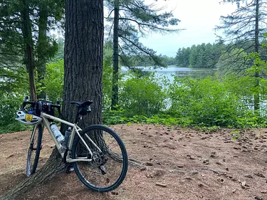 my topstone chilling by the lake