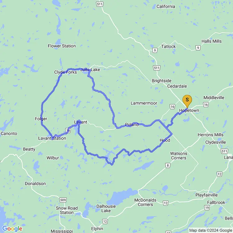 map of Hopetown Hoedown with Tony!