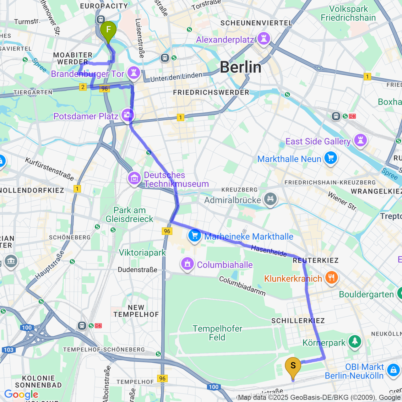 map of Goodbye Berlin