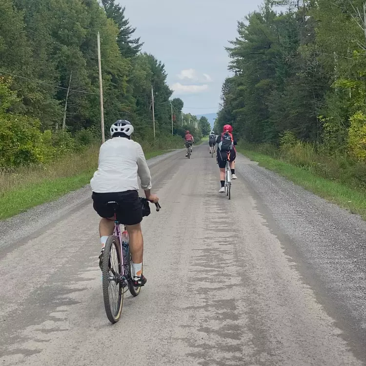 friends enjoying gravel