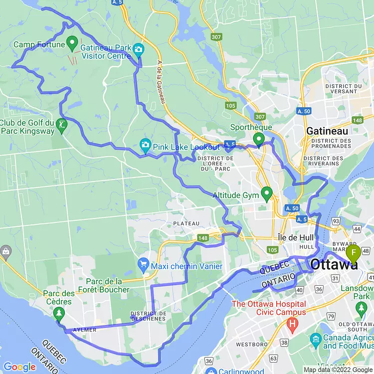 map of Long Meech - Oh Deer!